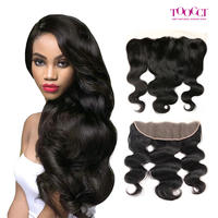 Bliss Toocci 13x4 Lace Frontal Ear to Ear Three Part Virgin Hair Body Wave Natural Hair Line