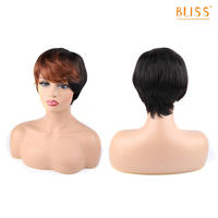 Bliss Pixie Cut Wig Short Hair Virgin Cuticle Aligned Human Hair Color Wig T1B30